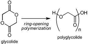 https://upload.wikimedia.org/wikipedia/commons/thumb/6/6d/Polyglycolide_synthesis.svg/1024px-Polyglycolide_synthesis.svg.png